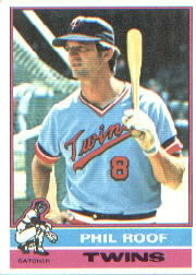 1976 Topps Baseball Cards      424     Phil Roof